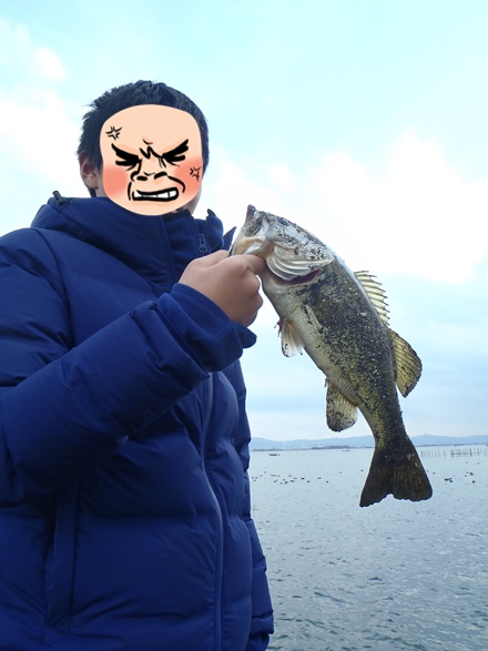 親子琵琶湖でバス釣り